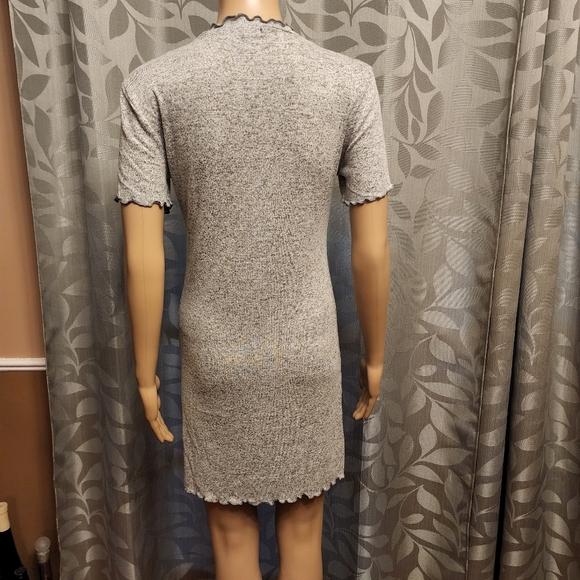 Gray Knit Sweater Dress - Picture 5 of 12